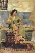 John William Waterhouse An Eastern Reminiscence (mk41) Spain oil painting artist